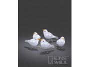 Konstsmide Acrylic Baby Bird Set LED (16cm x 11.5cm)